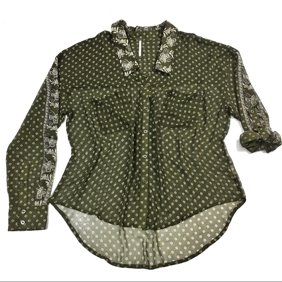 Free People Tops - Free People Long Sleeve Blouse